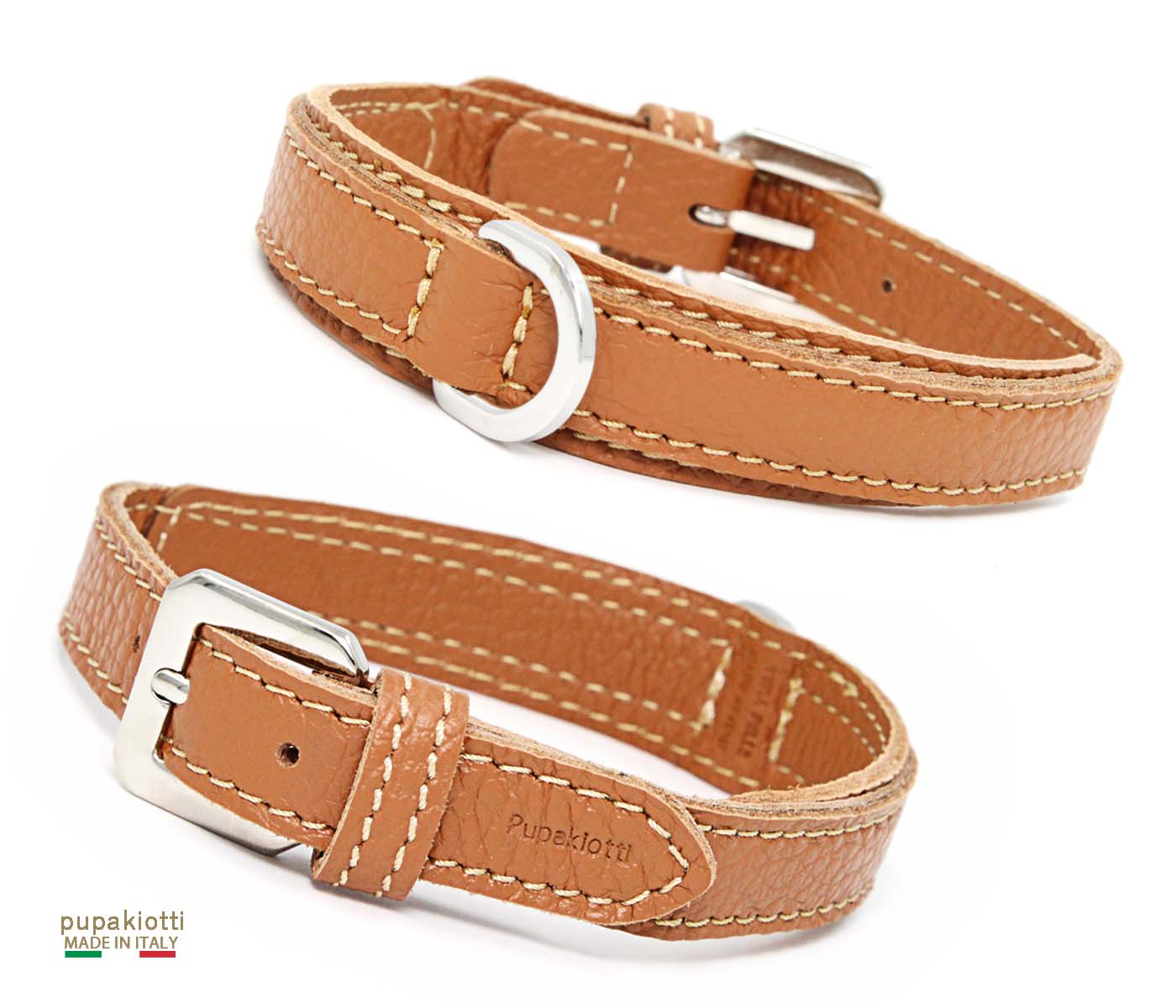 BASIC. Genuine leather collar for dog