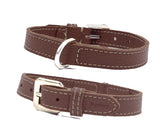 BASIC CLASSIC. Collare in vera pelle per cane