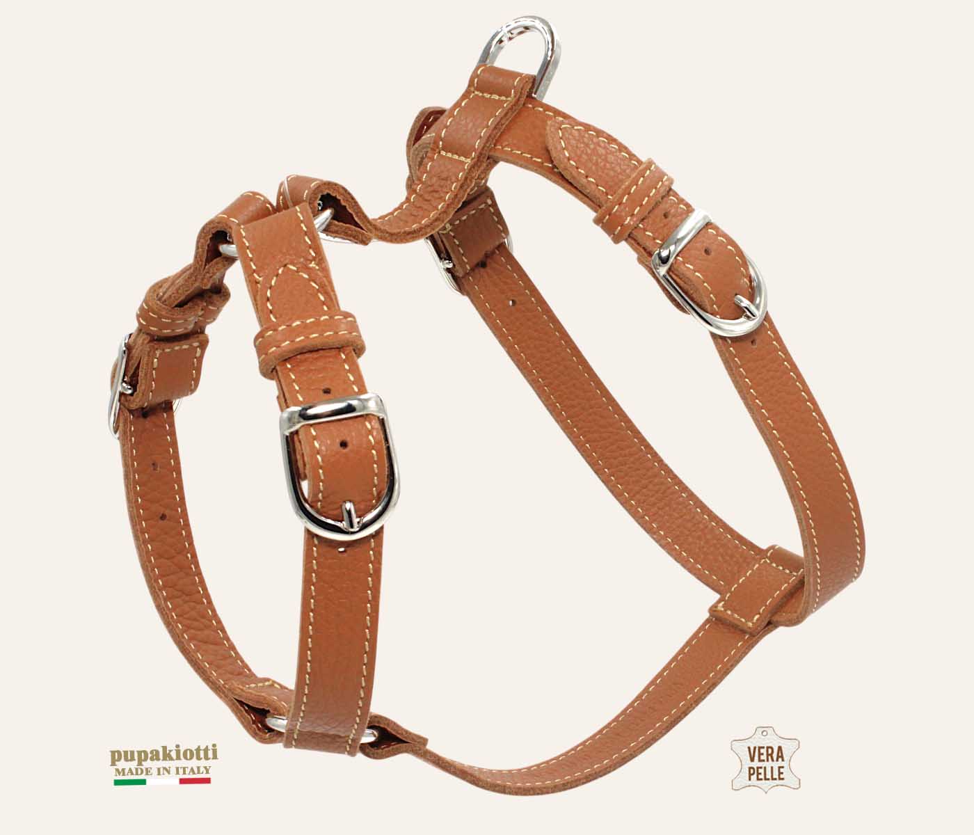 BASIC H. Pettorina in Vera Pelle per cane