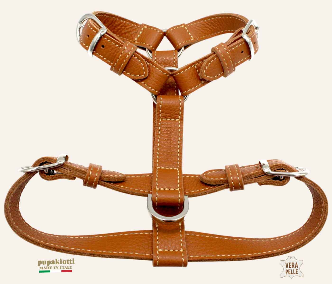 BASIC H. Pettorina in Vera Pelle per cane