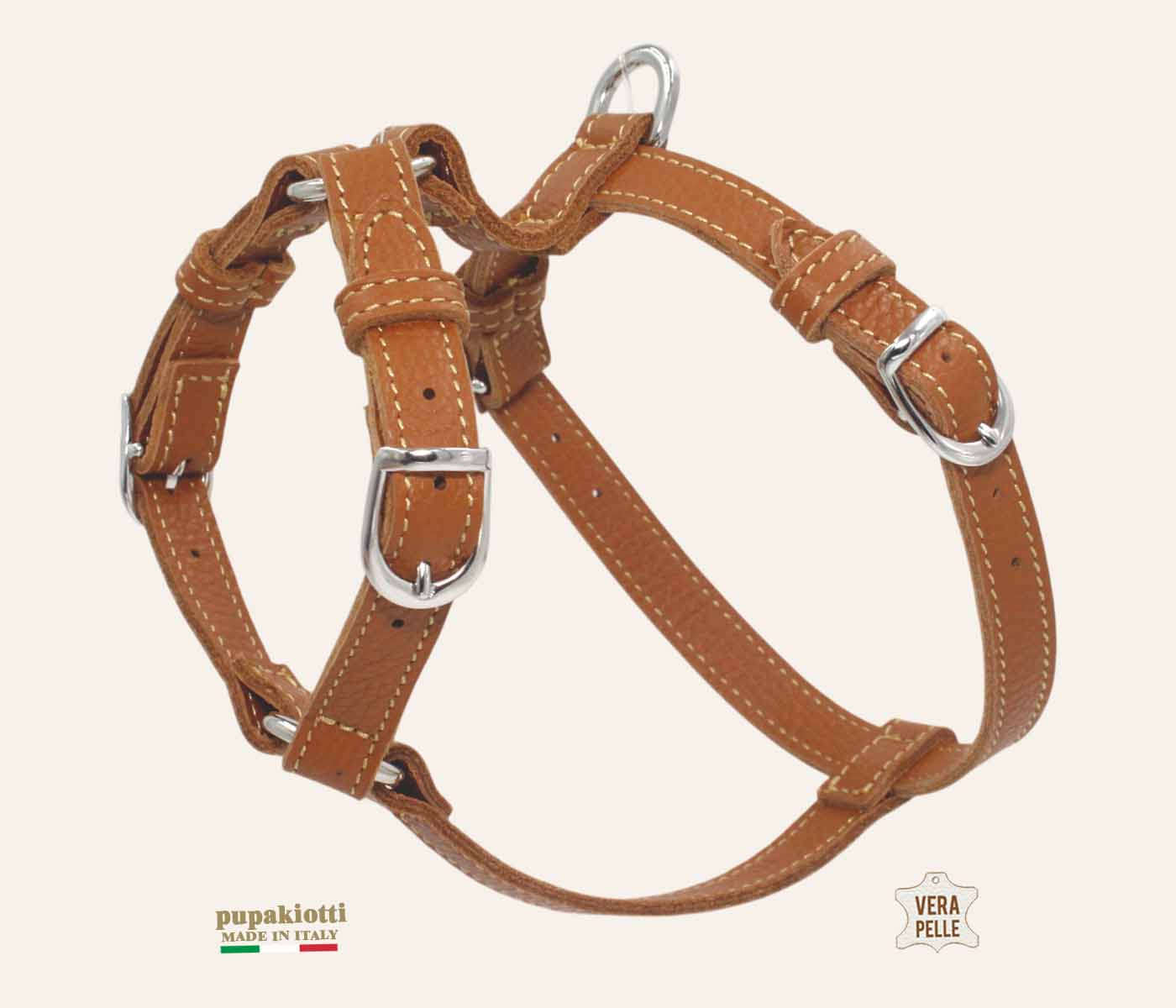 BASIC H. Pettorina in Vera Pelle per cane