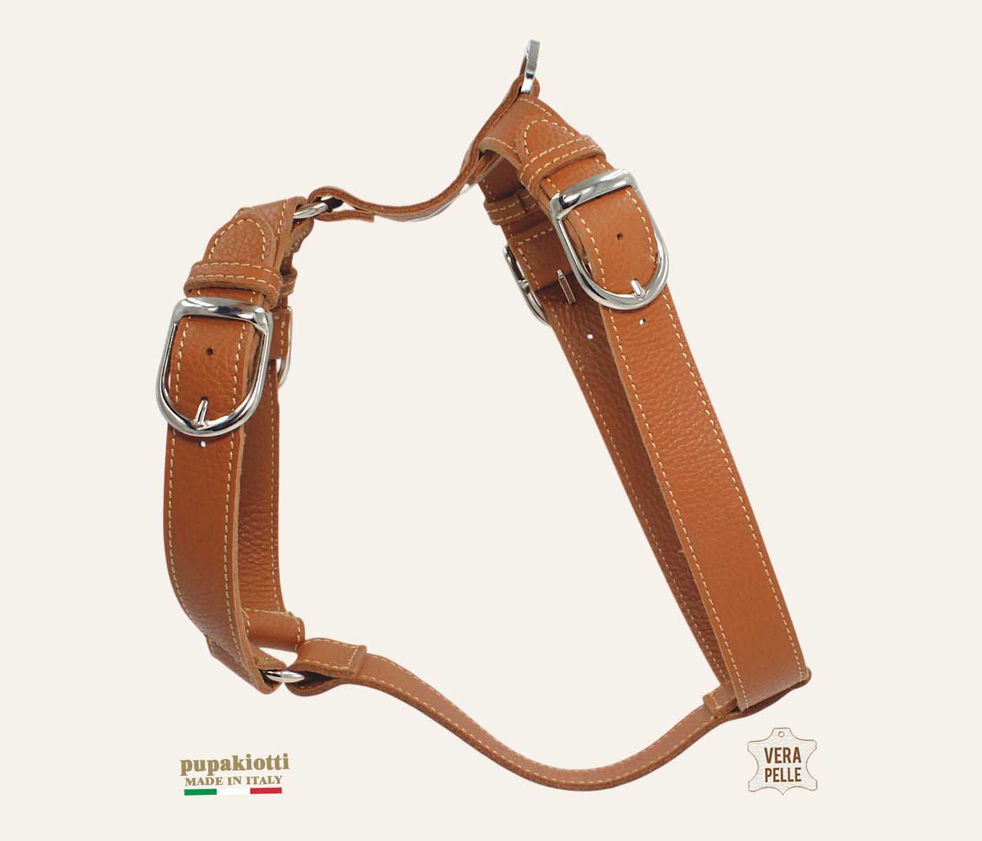 BASIC H. Pettorina in Vera Pelle per cane