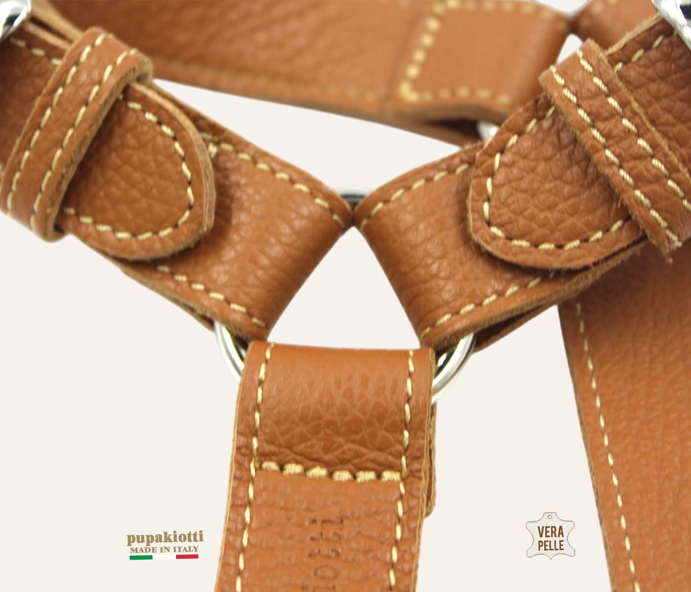 BASIC H. Pettorina in Vera Pelle per cane