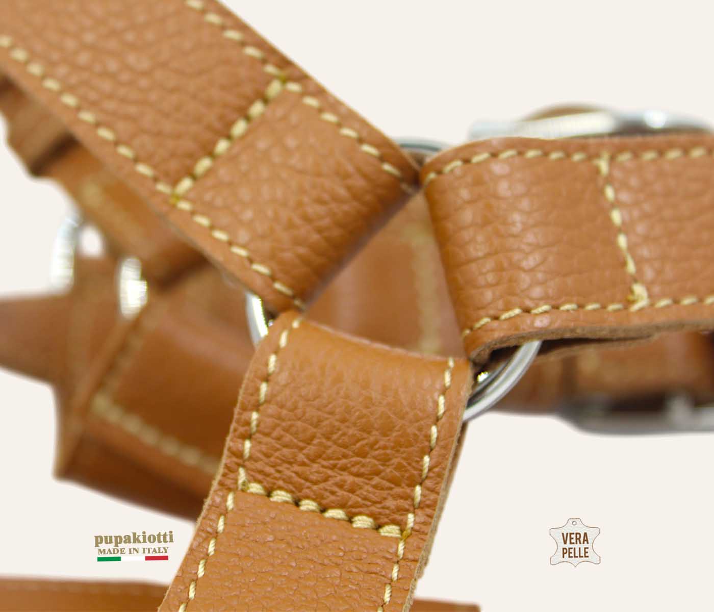 BASIC H. Pettorina in Vera Pelle per cane