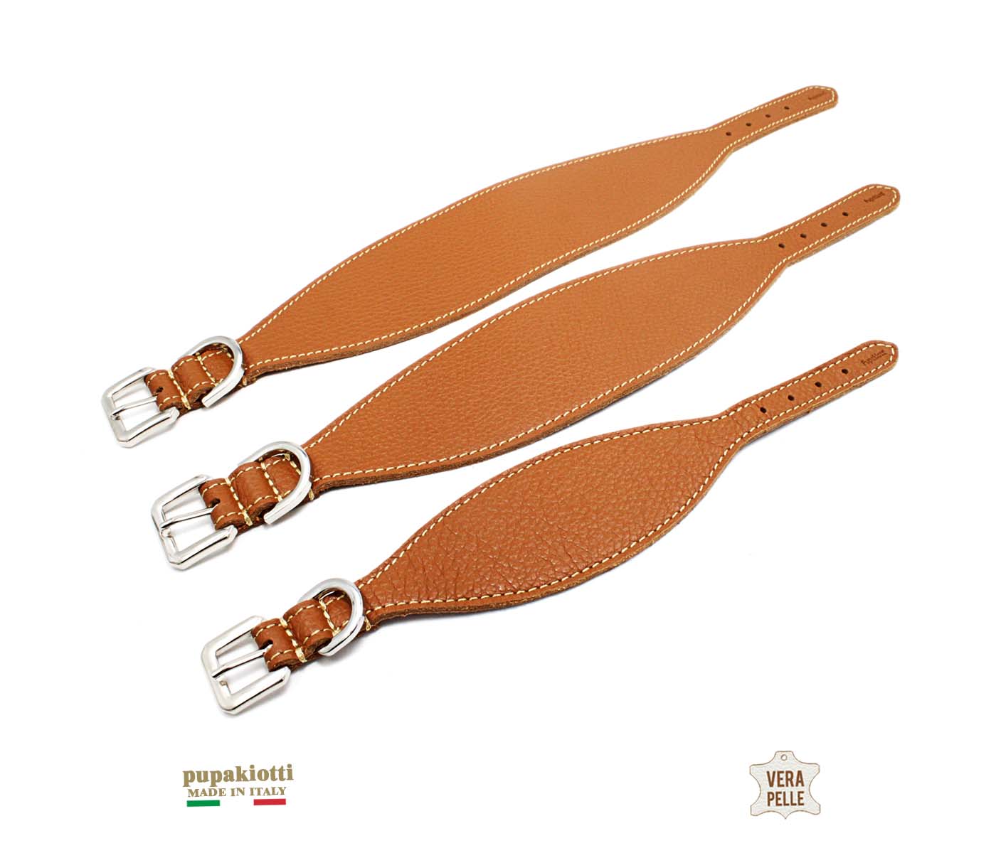 BASIC. Collare per Levriero in vera pelle