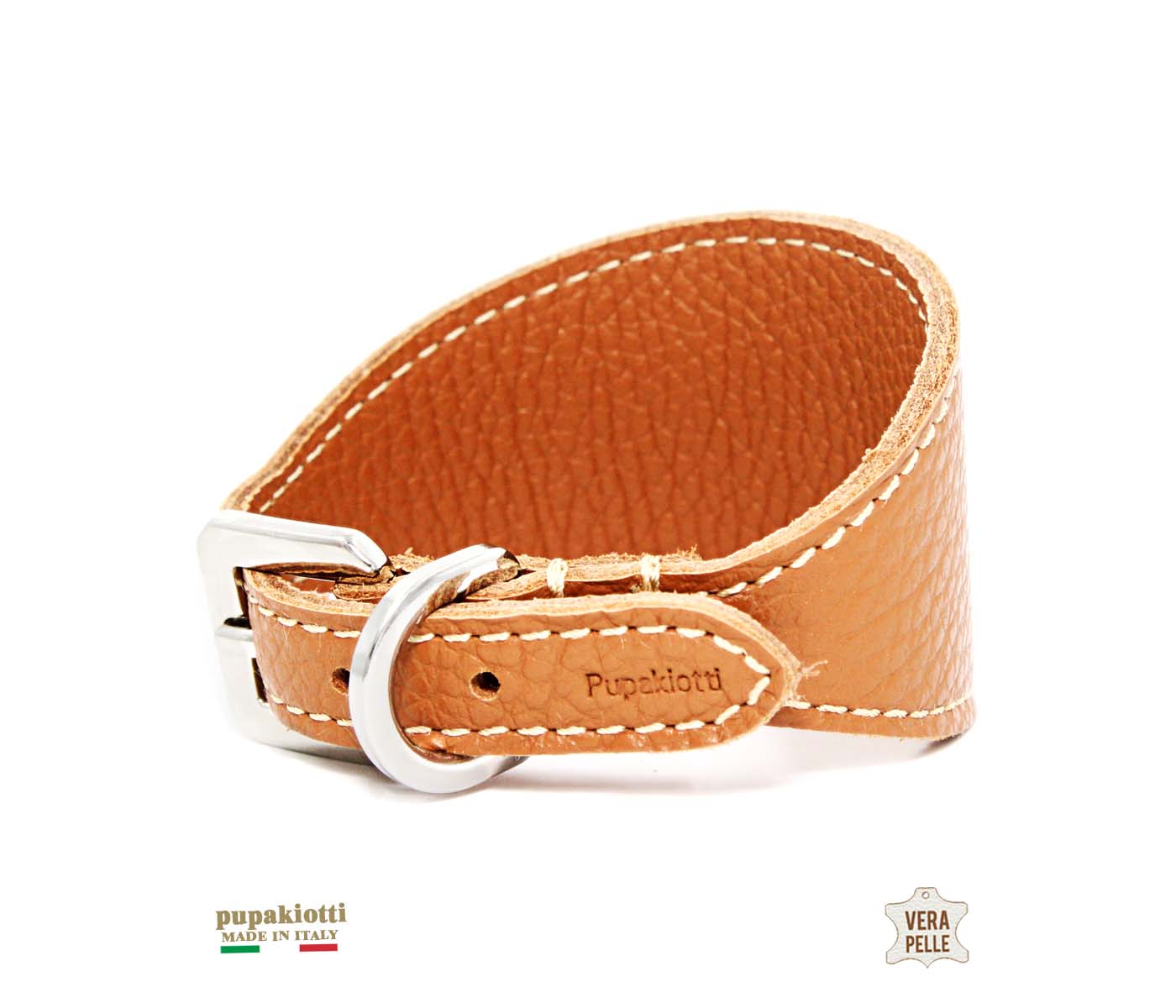 BASIC. Collare per Levriero in vera pelle