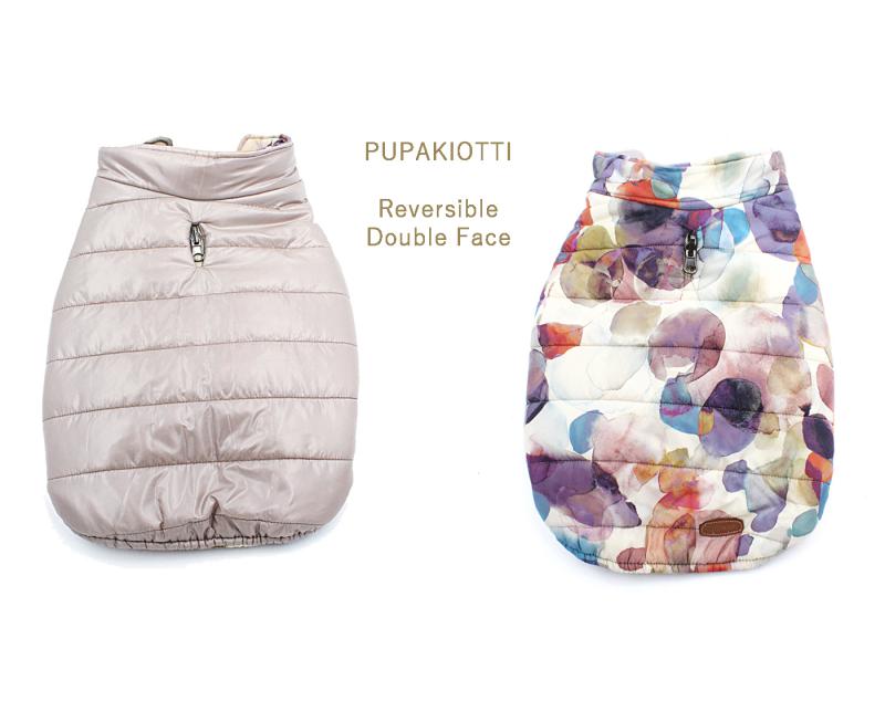 Montecarlo Unisex. Cappotto imbottito reversibile  per cane - Pupakiotti