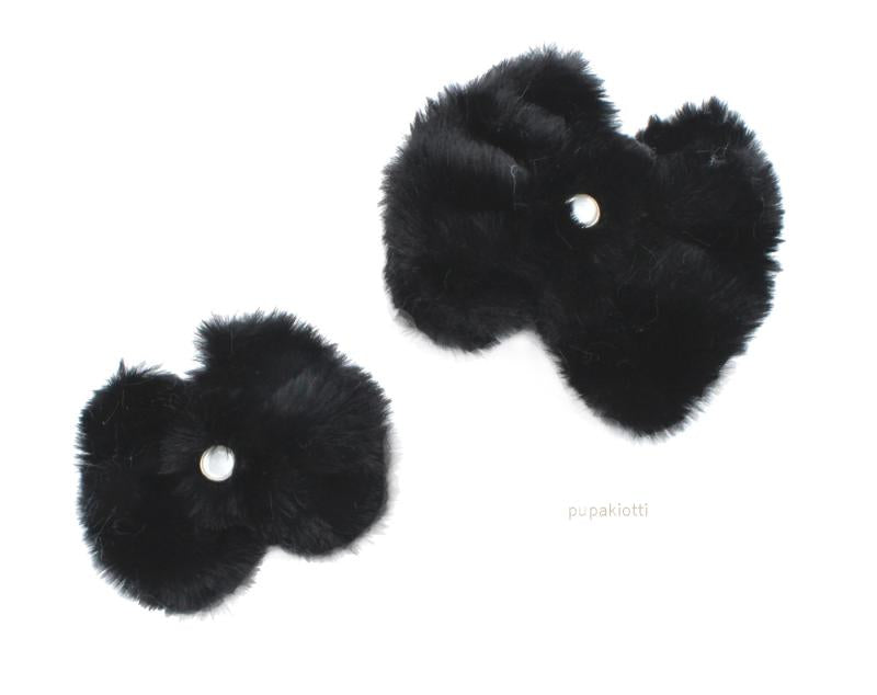Fiocco - spilla in eco pelliccia