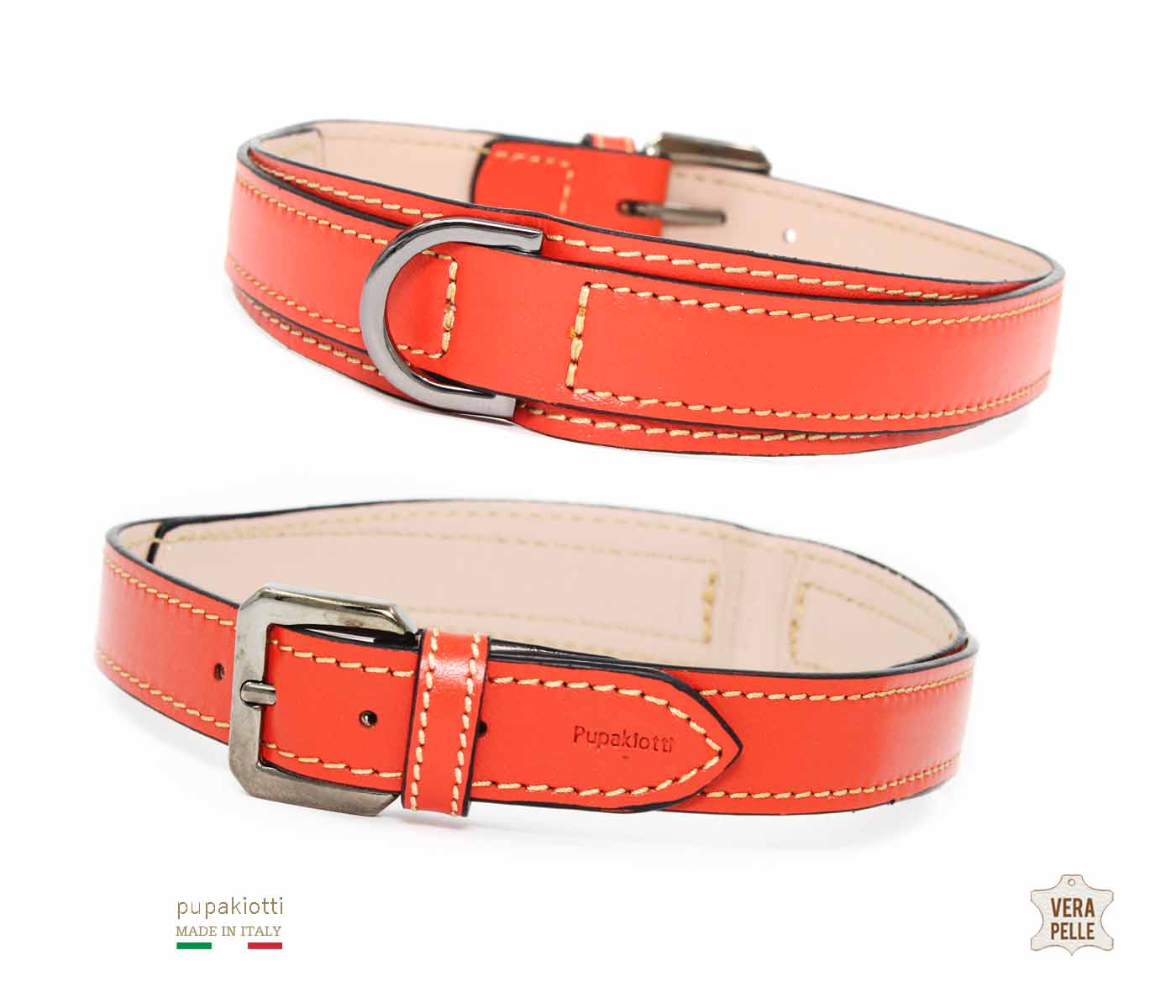 Premium. Leather collar for dog