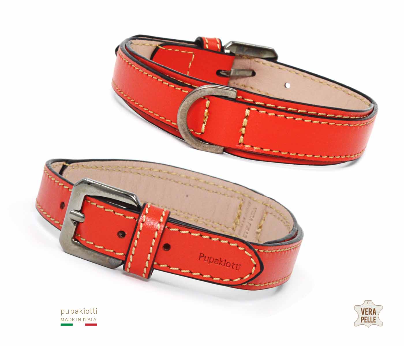 Premium. Leather collar for dog