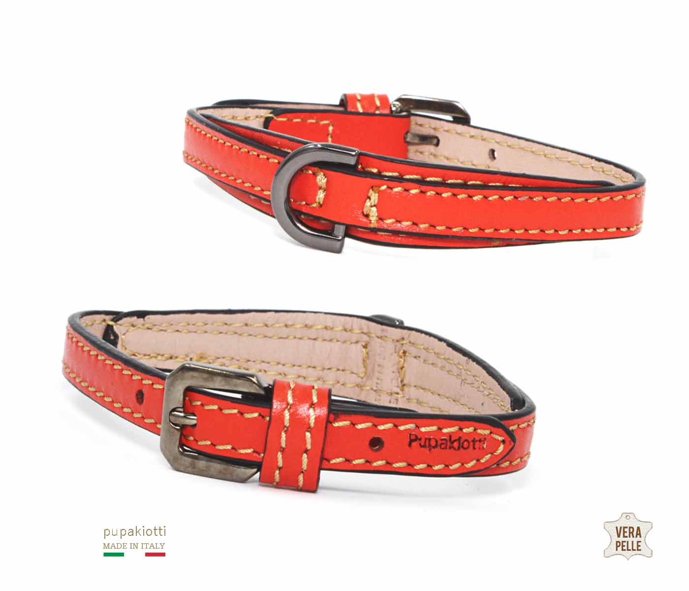 Premium. Leather collar for dog